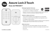 Yale Assure Lock 2 Touch Mode D'emploi
