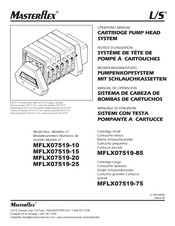 Masterflex L/S MFLX07519-15 Notice D'utilisation
