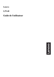 Lenovo L27i-40 Guide De L'utilisateur