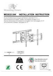 Mounting Dream MD2632-24K Instructions D'installation