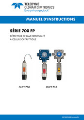 TELEDYNE OLDHAM SIMTRONICS OLCT 700 Manuel D'instructions