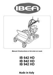 IBEA IB 942 HD Manuel D'instructions Et De Mise En Route