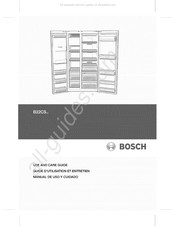 Bosch B22CS Série Guide D'utilisation Et Entretien