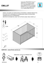 Forte EMLL07 Notice De Montage