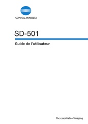 Konica Minolta SD-501 Guide De L'utilisateur