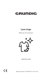 Grundig GW7P694210W Manuel D'utilisation