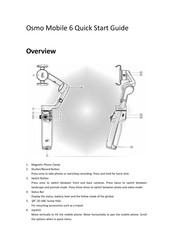 dji OSMO MOBILE 6 Guide De Démarrage Rapide