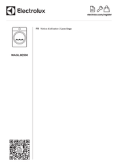 Electrolux WAGL8E500 Notice D'utilisation