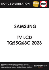 Samsung TQ55Q68C Mode D'emploi