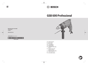 Bosch GSB 600 Professional Notice Originale
