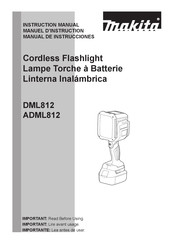 Makita ADML812 Manuel D'instructions