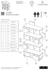 TemaHome ICONIC 7770 IA Instructions De Montage