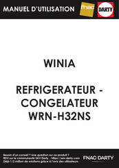 WINIA WRN-H32NS Notice D'utilisation