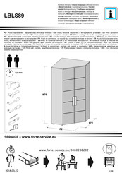 Forte LBLS89 Notice De Montage