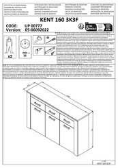 sconto KENT 160 3K3F Instructions D'assemblage