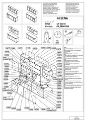 Dedeman HELENA UP 00340 Instructions D'assemblage