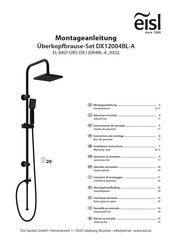 eisl DX12004BL-A Instructions De Montage