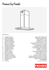 Franke FS TS 906 I XS Manuel D'installation