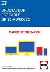 HP 13-AW0008N Manuel De L'utilisateur