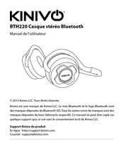 Kinivo BTH220 Manuel De L'utilisateur