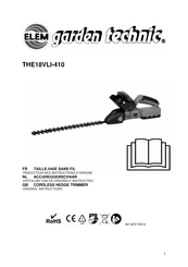 Elem Garden Technic THE18VLI-410 Traduction Des Instructions D'origine