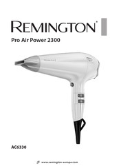 Remington Pro Air Power 2300 AC6330 Mode D'emploi