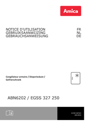 Amica EGSS 327 250 Notice D'utilisation