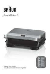 DeLonghi SnackMaker 5 SM 5005 Mode D'emploi