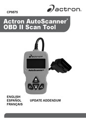 Actron AutoScanner OBD II Guide De Mise À Jour