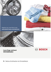 Bosch WVH30542EU Notice D'utilisation Et D'installation