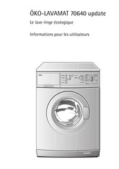 AEG OKO-LAVAMAT 70640 update Informations Pour Les Utilisateurs