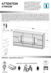 Forte ATNK23B Notice De Montage