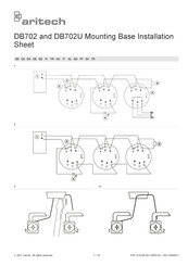 Aritech DB702U Fiche D'installation