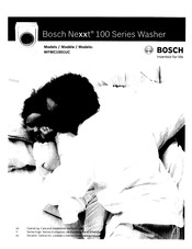 Bosch Nexxt 100 Serie Notice D'utilisation, D'installation Et D'entretien