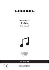 Grundig 01M-GHF1030-4320-03 Mode D'emploi