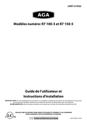 AGA R7 100-3 Guide De L'utilisateur Et Instructions D'installation