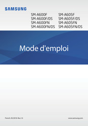 Samsung SM-A605FN/DS Mode D'emploi