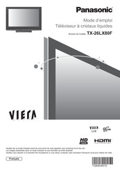 Panasonic Viera TX-26LX80F Mode D'emploi