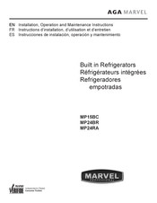 AGA MARVEL MP15BCF Instructions D'installation, D'utilisation Et D'entretien