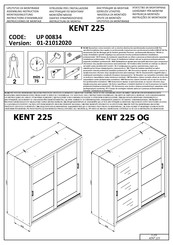 Dedeman UP 00834 Instructions D'assemblage