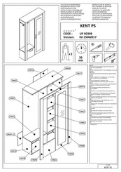 Dedeman KENT PS UP 00398 Instructions D'assemblage