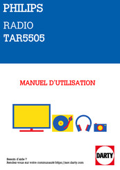 Philips TAR5505 Mode D'emploi
