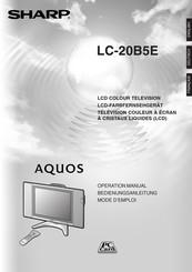 Sharp Aquos LC-20B5E Mode D'emploi