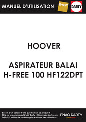 Hoover H-FREE 100 HF122DPT Mode D'emploi