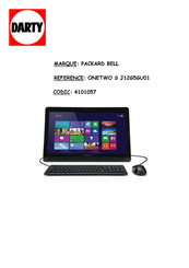 Packard Bell ONETWO S J12G5GU01 Manuel D'utilisation