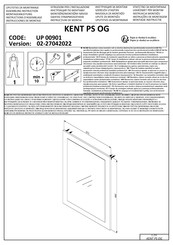 Dedeman KENT PS OG UP 00901 Instructions D'assemblage