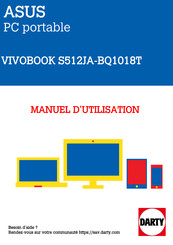 Asus VIVOBOOK S512JA-BQ1018T Manuel De L'utilisateur