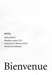 BenQ FP92G Manuel De L'utilisateur