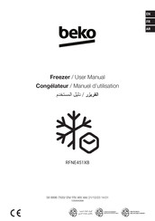 Beko RFNE451XB Manuel D'utilisation