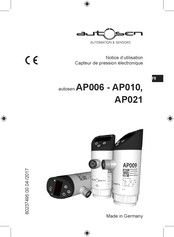 Autosen AP006 Notice D'utilisation